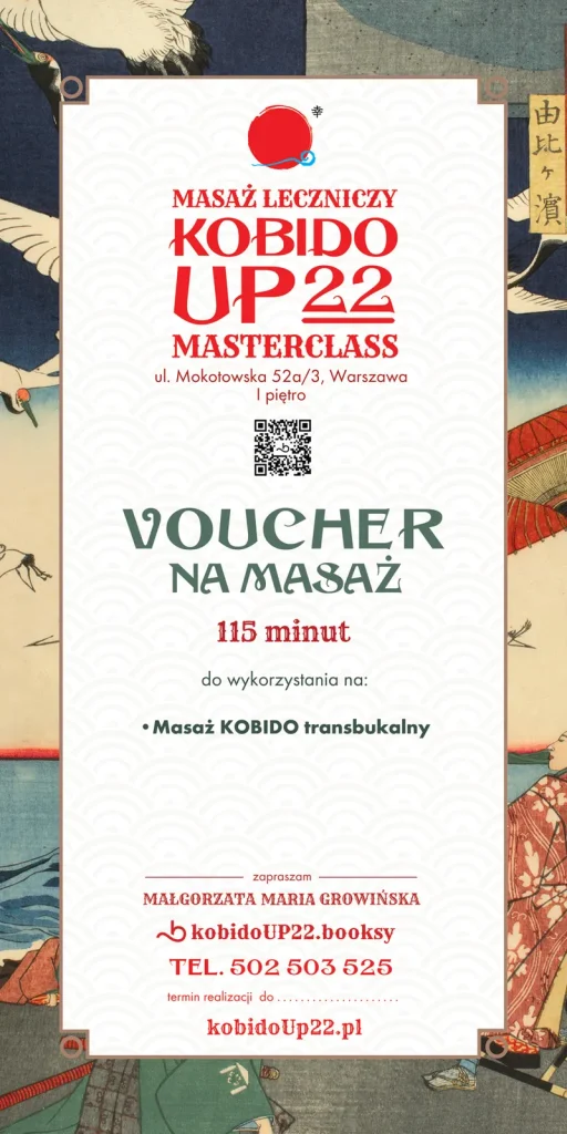 Voucher — 115 minut masażu — voucher KobidoUp22