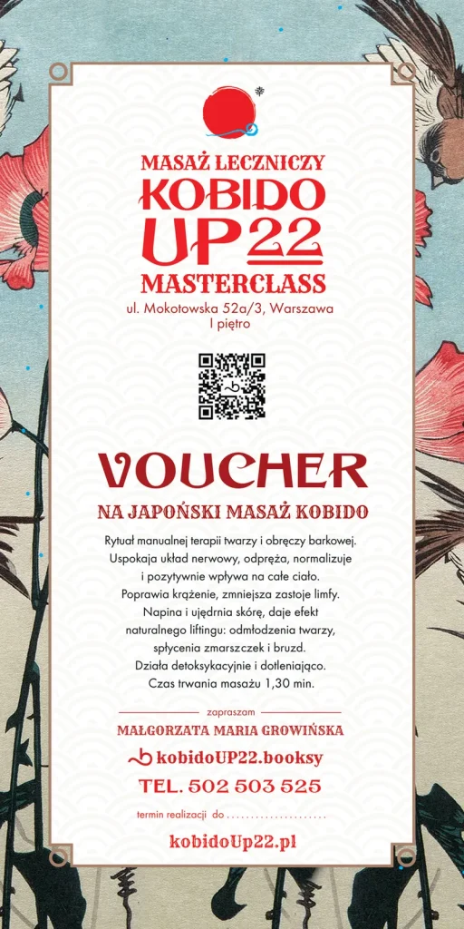Voucher — Masaż Kobido — voucher KobidoUp22