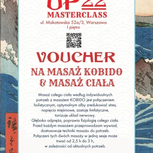 Voucher — Kobido + masaż ciała — voucher KobidoUp22