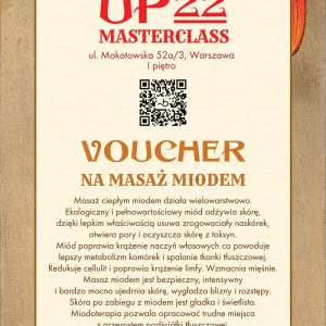 Voucher — Masaż ciepłym miodem — voucher KobidoUp22